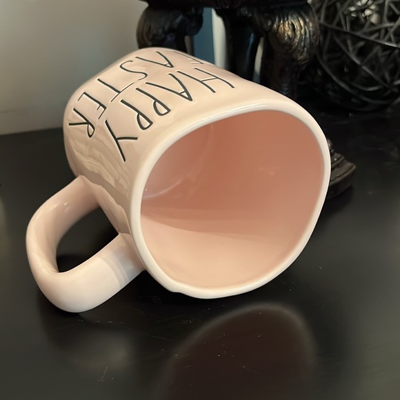 NEW Rae Dunn HAPPY EASTER Light Pink Large Mug - Picture 4 of 6